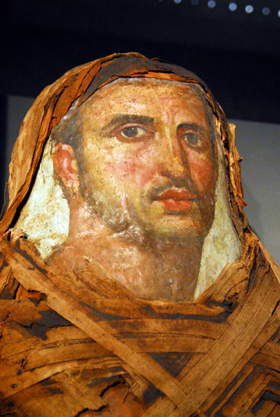 Mummy ca 50 AD found at Hawara