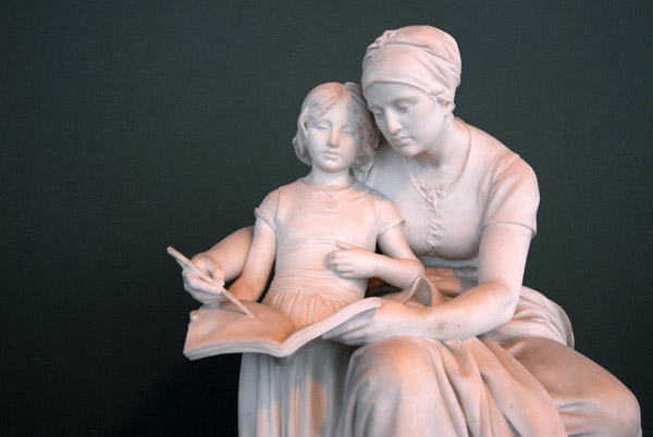 Maternal instruction, Eugène Delaplanche 1888