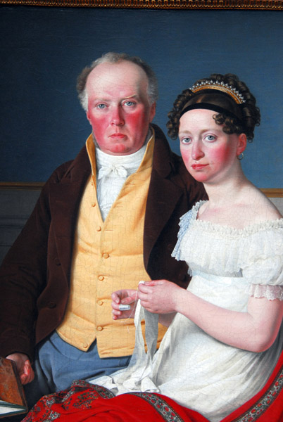 Count Preben Bille-Brahe and Johanne Caroline née Falbe, C.W. Eckersberg 1817