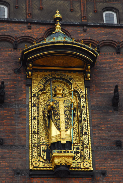 Detail on the Copenhagen City Hall
