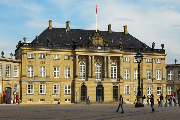Amalienborg Palace, Copenhagen - royal residence since 1794
