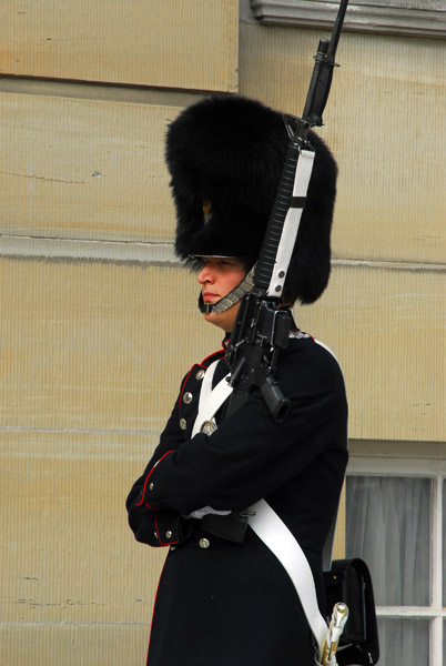 Danish palace guard, Amalienborg, Copenhagen
