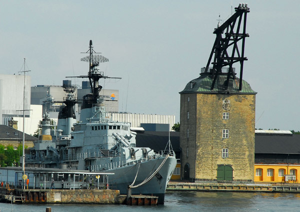 HDMS Peder Skram (F352) frigate of the Royal Danish Navy, launched 1965 - now a museum ship