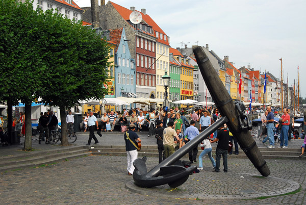 Anchor at the top end of Nyhavn