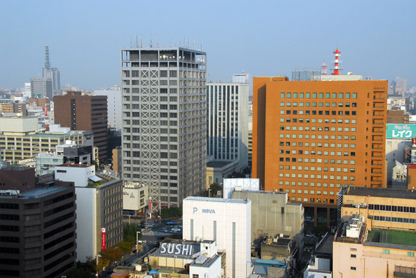 View east from the Nagoya Hilton