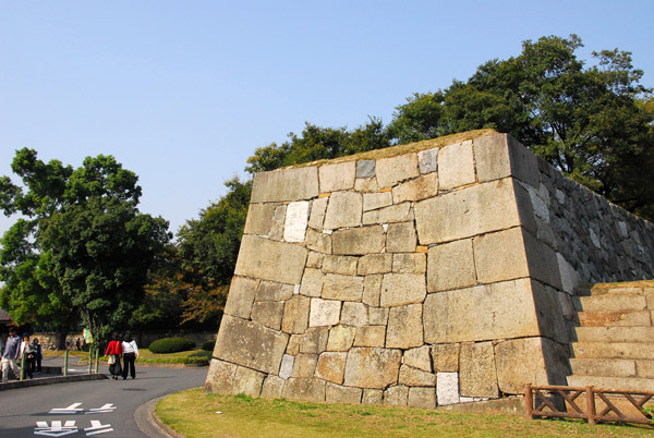 The castle was destroyed during WWII, some original masonry survived from a former gatehouse