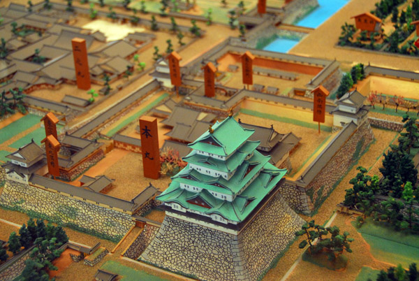 Model of Nagoya Caslte at its peak