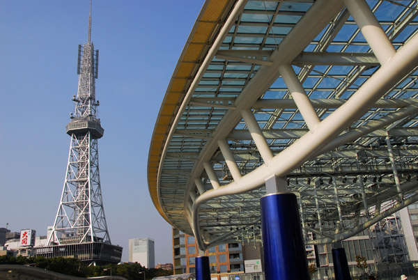 Spaceship Aqua-Oasis 21 and Nagoya TV Tower