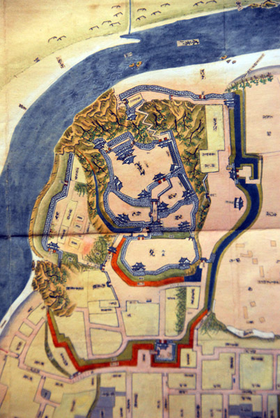 Old map of Inuyama Castle