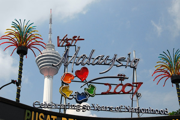 KL Tower with the Visit Malaysia 2007 logo