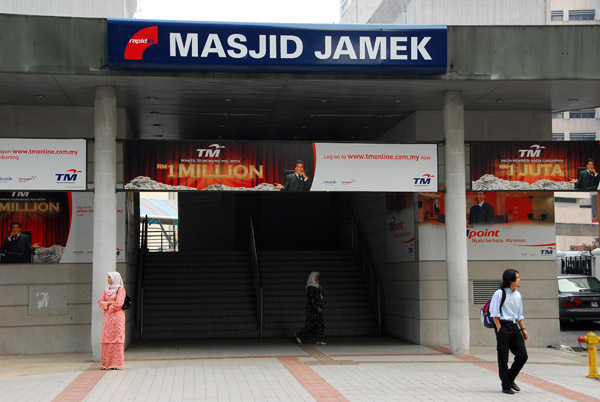 Masjid Jamek LRT Station - RapidKL - Kuala Lumpur