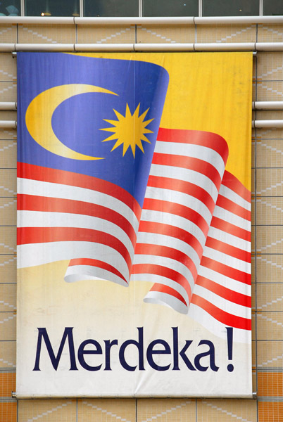 Merdeka! Independence in Malay