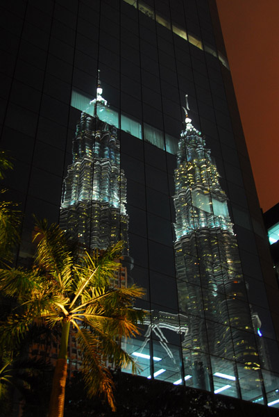 Reflection of Petronas Towers