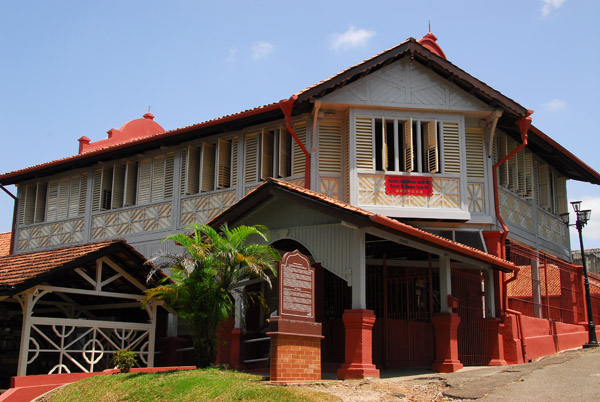 The Melaka Stadthuys now houses the Museum of History and Ethnography
