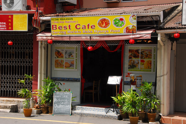 Cafe serving Melaka Baba Nyonya food