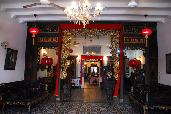 Interior of Restoran Peranakan, Melaka