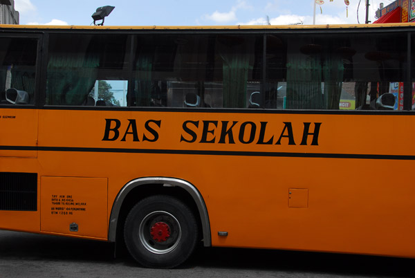 Malaysian school bus - Bas Sekolah - Melaka