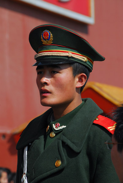 Chinese soldier, Beijing