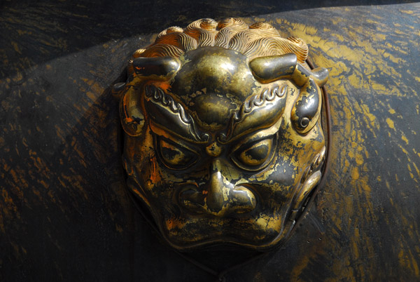 Detail of the large bronze vessel, Forbidden City