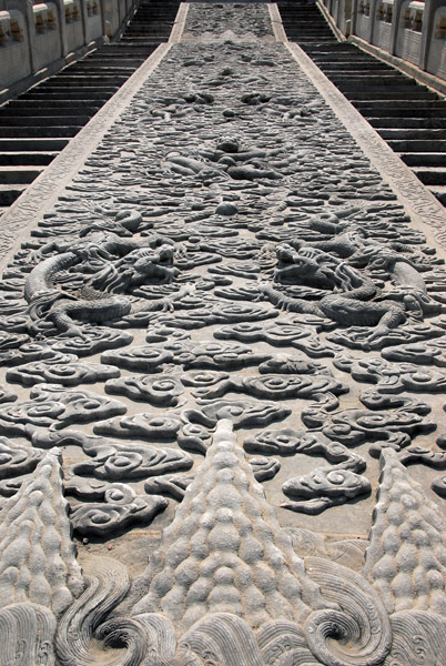 Carved marble ramp, Forbidden City