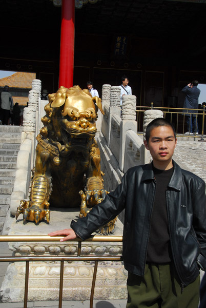 Tourist at the Forbidden City