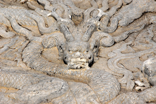 Carved marble dragon, Forbidden City