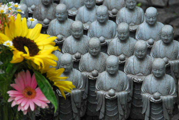 Hase-dera Temple, Jizo statues - Bodhisattva of travellers and protector of the souls of children