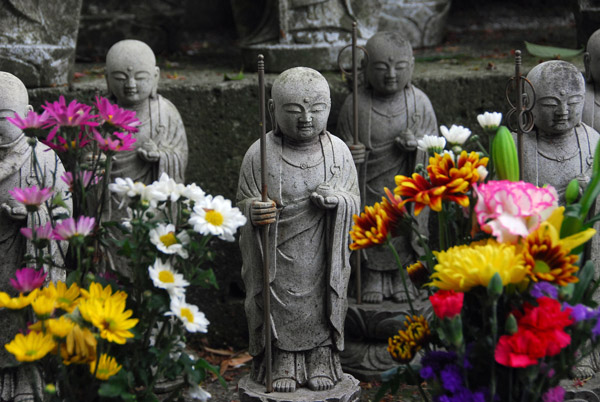 Hase-dera Temple, Jizo statues, Kamakura