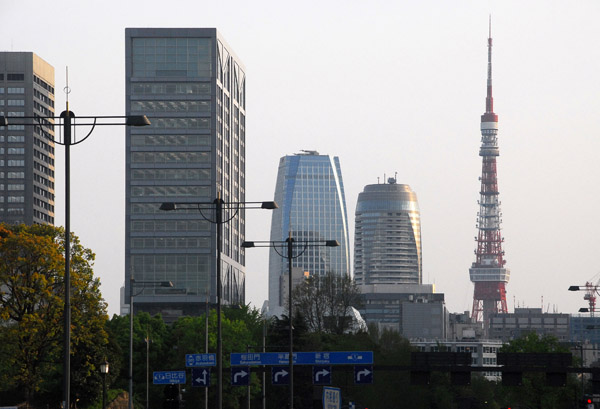 Roppongi and Tokyo Tower in the distance