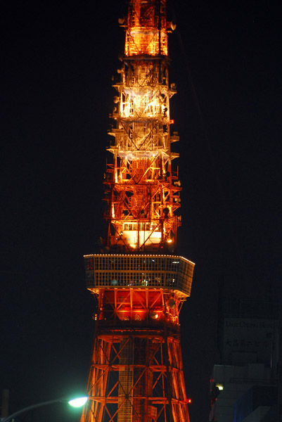 Tokyo Tower at night, Roppongi