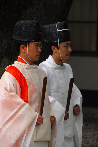 Japanese priests, Meiji Shrine