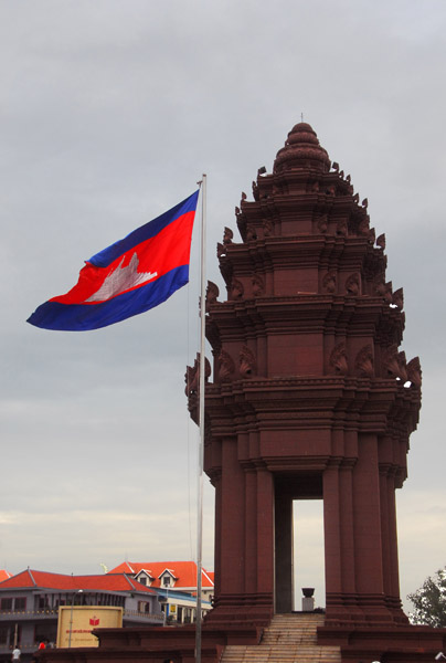 Cambodian flag, Independence Monument