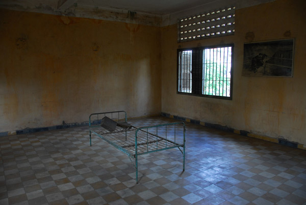 Another former classroom at S21 used as a torture chamber