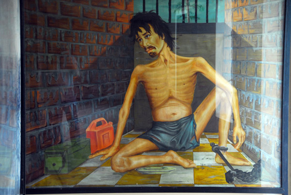 Prisoner awaiting his fate, Tuol Sleng, Phnom Penh