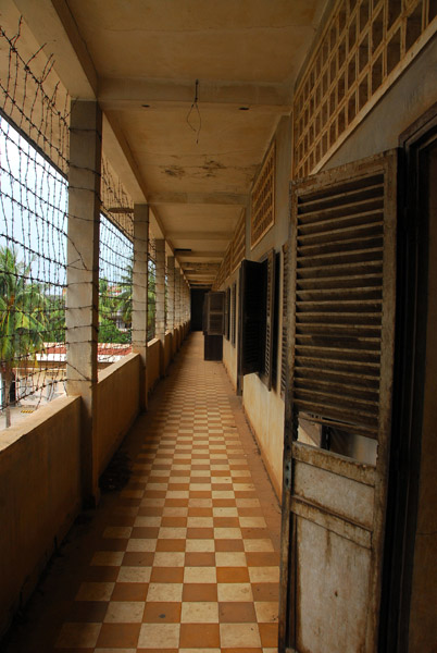 Prison block, Tuol Sleng, S21