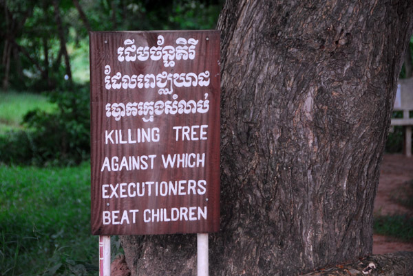 Killing Tree used to smash the heads of children
