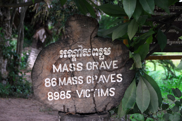 In total, 86 mass graves were found at this site with the remains of 8985 victims