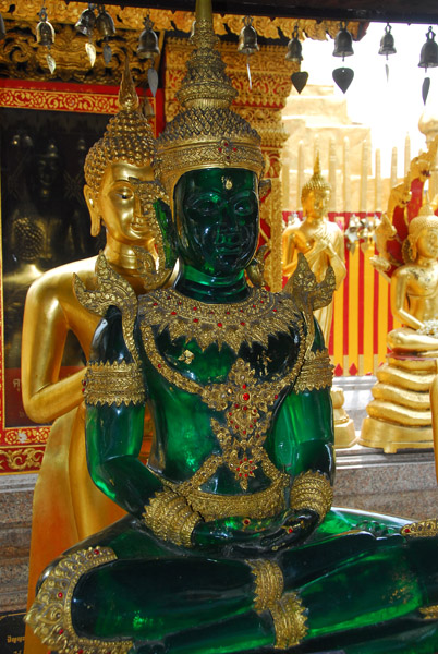 Green glass emerald Buddha, Wat Phra That Doi Suthep