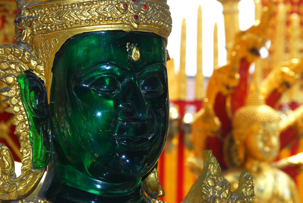 Green glass emerald Buddha, Wat Phra That Doi Suthep