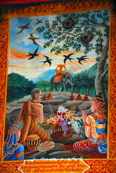 Vihara mural, Wat Phra That Doi Suthep
