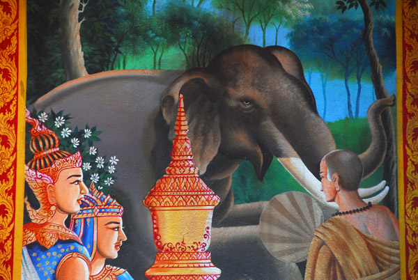 Mural in the north Vihara of Wat Phra That Doi Suthep