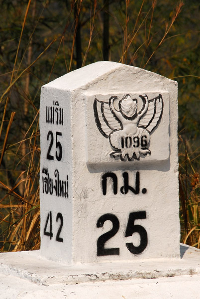 Milestone, route 1096, Chiang Mai
