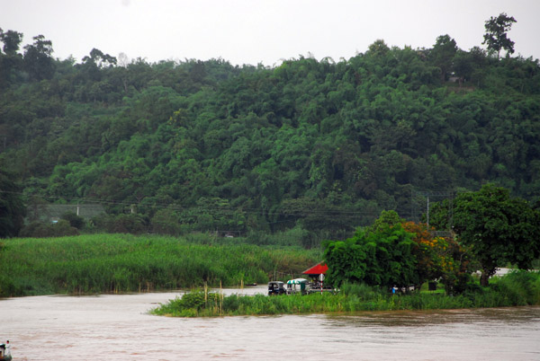 Compared to the Mekong, the Mae Nam Sai which separates Thailand from Burma is very small