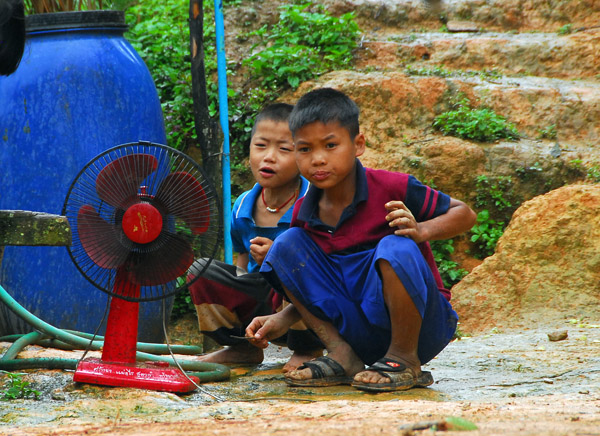 Thai children, Doi Angkhang