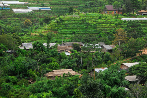Hill tribe village, Doi Ang Khang, Thailand