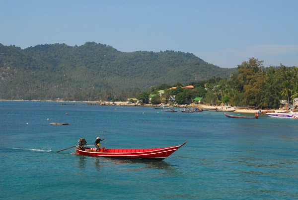Long-tail boat, Sairee Beach, Ko Tao