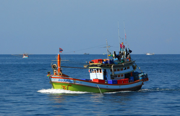 Fishing boat off Ko Pha-Ngan, Gulf of Thailand