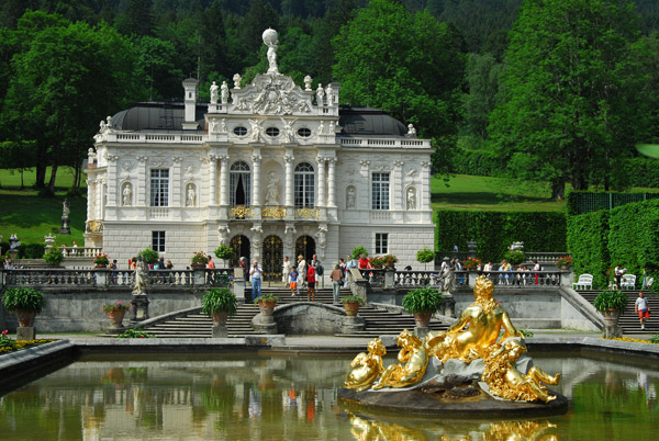 Schloß Linderhof, Wasserparterre