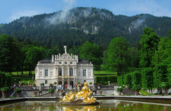 Schloß Linderhof, seem from the Terrace Garden
