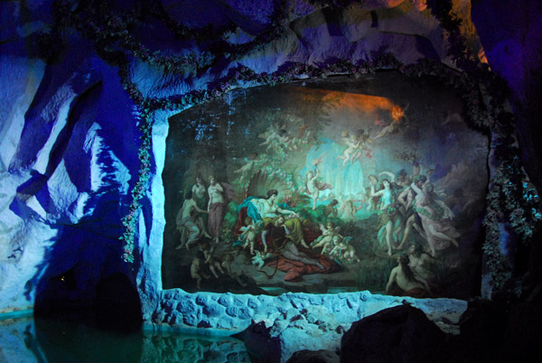 The opera stage in the Venus Grotto, Linderhof